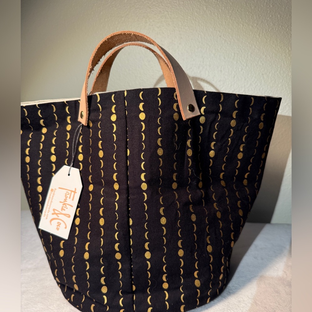 Black and Gold Tote Bag